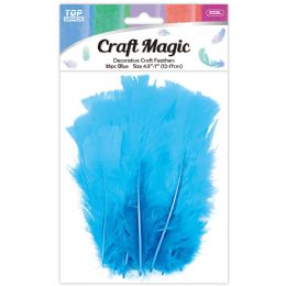 600 Wholesale 35-Piece feather blue 12-17cm