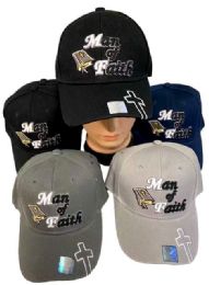 24 Pieces Man Of Faith Baseball Cap/hat - Baseball Caps & Snap Backs