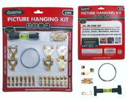 144 Pieces Picture Hook Kit 52pc With Bliste - Hooks
