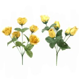 24 Pieces 5-Heads Rose Gold - Garden Decor
