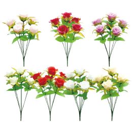 72 Wholesale 6-Head Flower Astd Clr