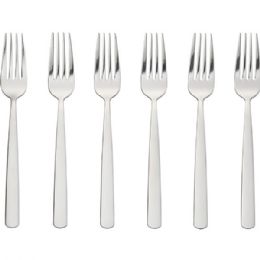 24 Packs Kitchen Fork Silverware (6 Per Pack, 8 Inch) - Kitchen Cutlery
