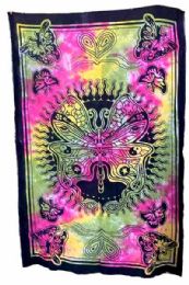 5 Bulk Tie Dye Butterfly Tapestry