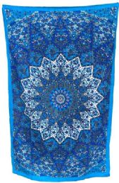5 Bulk Blue Color Tapestry