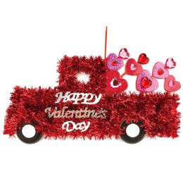36 Pieces Valentine's Day Tinsel Decoration 37*21*3cm - Valentines