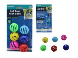 96 Bulk 6pc Cat Toys With Bells