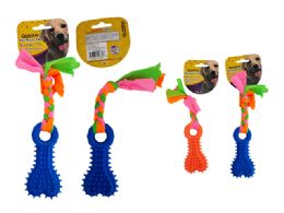 96 Bulk Pet Rope Toy With Tpr