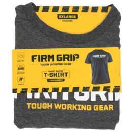 12 pieces T-Shirt Xxlarge Short Sleeve Firm Grip 12pc Pdq - Mens T-Shirts