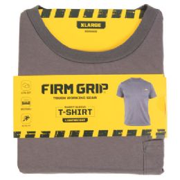 12 pieces T-Shirt Xlarge Short Sleeve Pocket Firm Grip 12pc Pdq - Mens T-Shirts