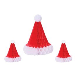 12 pieces Tissue Santa Hats - Party Hats & Tiara