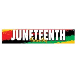 12 pieces Juneteenth Banner - Party Banners