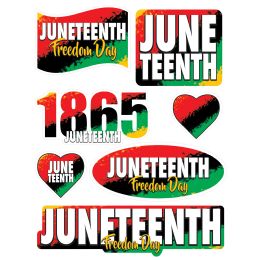 12 pieces Juneteenth Peel 'N Place - Stickers
