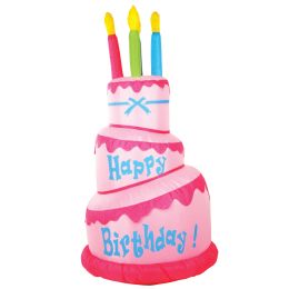 Jumbo Happy Birthday Cake Inflatable - Inflatables