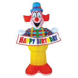 6 Wholesale Jumbo Happy Birthday Clown Inflatable