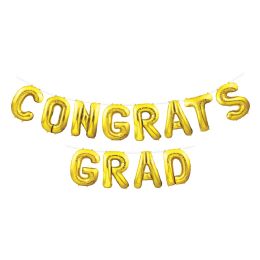 6 pieces Congrats Grad Balloon Streamer - Streamers & Confetti