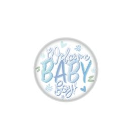 6 pieces Welcome Baby Boy! Button - Wall Decor