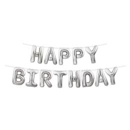 6 pieces Happy Birthday Balloon Streamer - Streamers & Confetti