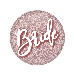 6 of Bride Button