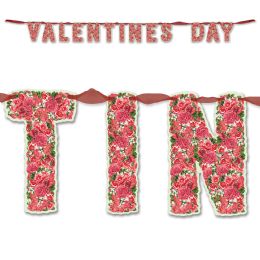 12 pieces Ribboned Valentine's Day Streamer - Streamers & Confetti