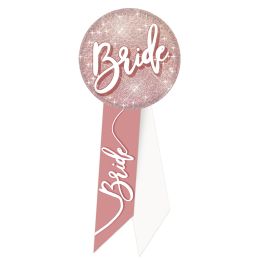 6 pieces Bride Rosette - Bows & Ribbons