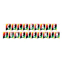 12 pieces Celebrate Juneteenth Streamer - Streamers & Confetti