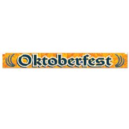 12 Bulk Metallic Oktoberfest Fringe Banner