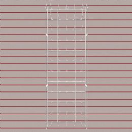 Empty 60-Prong Wall Rack - Displays & Fixtures