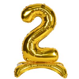 6 Wholesale Self-Standing Balloon Number  2 