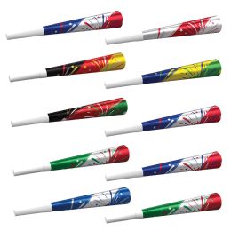 100 pieces Around The World Horns - Party Novelties