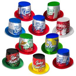 25 pieces Around The World Hi-Hats - Party Hats & Tiara