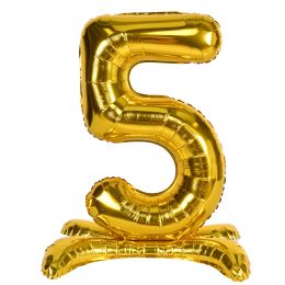 6 Wholesale Self-Standing Balloon Number  5 
