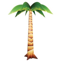 3-D Palm Tree Prop - Party Paper Goods