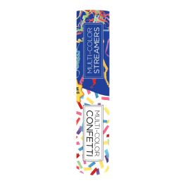 6 pieces Handheld Confetti & Streamer Tubes - Streamers & Confetti