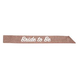 6 pieces Bride To Be Glittered Sash - Bows & Ribbons