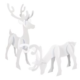 Bulk 3-D Reindeer Props