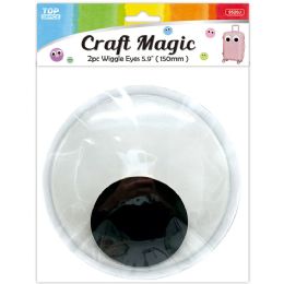 12 Pieces Wiggle Eyes 150mM-2ct - Craft Tools