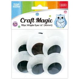 12 Pieces 40mm/10ct Wiggle Eyes - Craft Tools