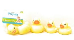 36 Pieces 3pk Mini Bath Toy Ducks - Baby Beauty & Care Items