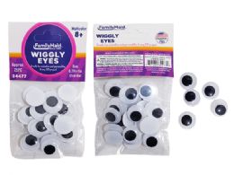 144 Pieces Wiggly Eyes 25pc - Craft Beads