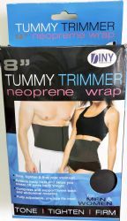 48 Pieces Tummy Trimmer Neoprene Wrap 8 Inch Unisex - Support Belts