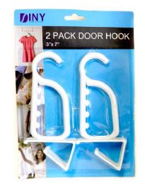 48 Pieces 2 Pack Over The Door Hook - Hooks