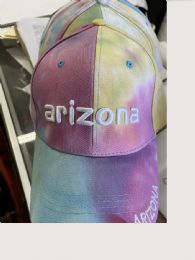48 Pieces "arizona" Tie Dye Base Ball Cap - Baseball Caps & Snap Backs
