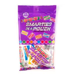 12 pieces Smarties In A Pouch 25ctin Peggable Bag - Food & Beverage
