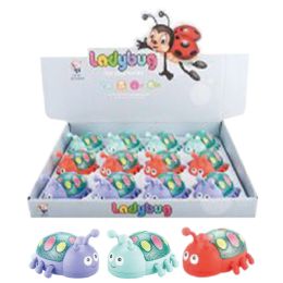 12 Pieces Toy Lady Bug W/led 12/144s - Toys & Games