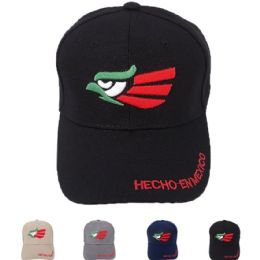 12 Pieces Hecho En Mexico Embroidered Baseball Cap - Caps & Headwear