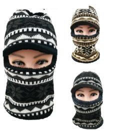 120 Pieces Ski Mask Winter Snowflake Design - Unisex Ski Masks