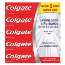 40 of Colgate Toothpaste 8 Oz 5 Pk Baking Sodavalue Pack