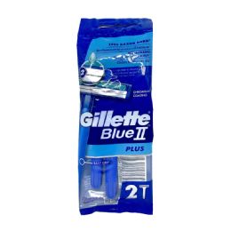 12 Bulk Gillette Blue Ii 2ct Fixed