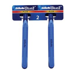 48 pieces Gillette Blue Ii Plus 2ct Sens - Shaving Razors