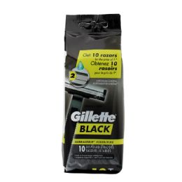 16 Wholesale Gillette Razor  10 Ct Black fi
